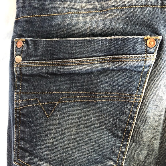Diesel Men’s Timmen Regular Straight Leg Blue Jeans 0802C Size W29 L30 - Picture 6 of 14
